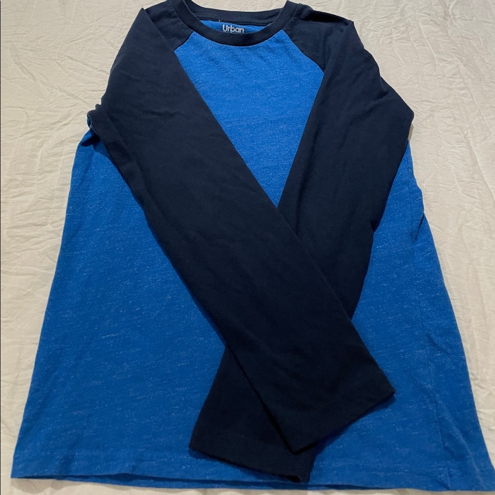 Urban t-Shirt Boys Size M Dark Blue/Light Blue
